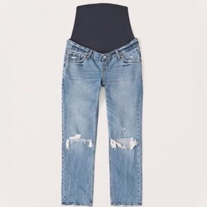 Size 32 Abercrombie Straight Ankle Maternity Jean